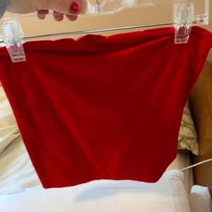 Brandy Melville red tube top